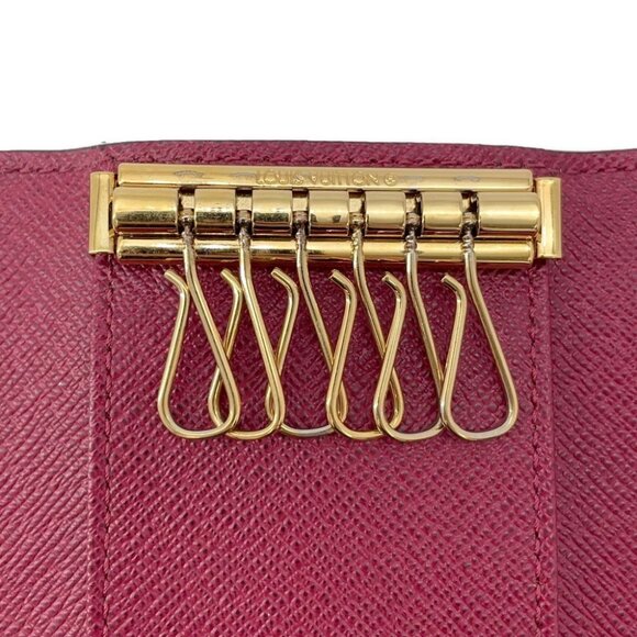 LOUIS VUITTON Key Case Multicles 6 Monogram Fuchsia M60701 - Picture 5 of 12